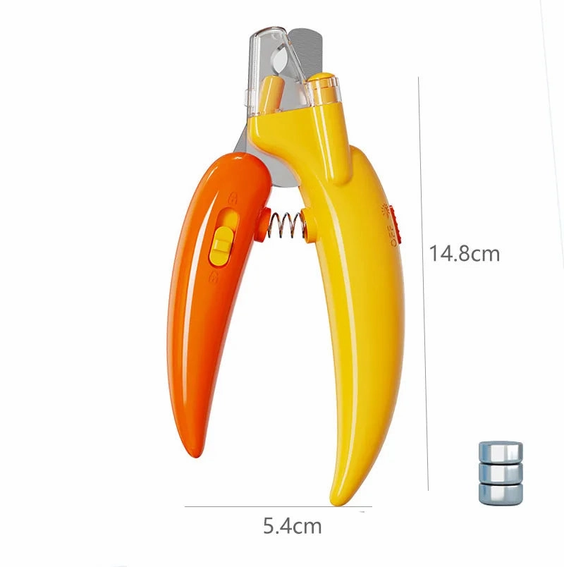 2307GP Professional Pet Nail Clippers with Led Light Pet Claw Grooming Scissors for Dogs Cats Small Animals Paw Nail Trimmer Pet Supply