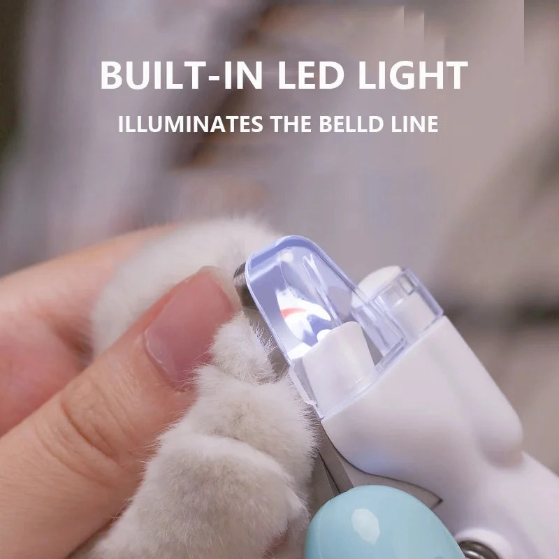 2307GP Professional Pet Nail Clippers with Led Light Pet Claw Grooming Scissors for Dogs Cats Small Animals Paw Nail Trimmer Pet Supply