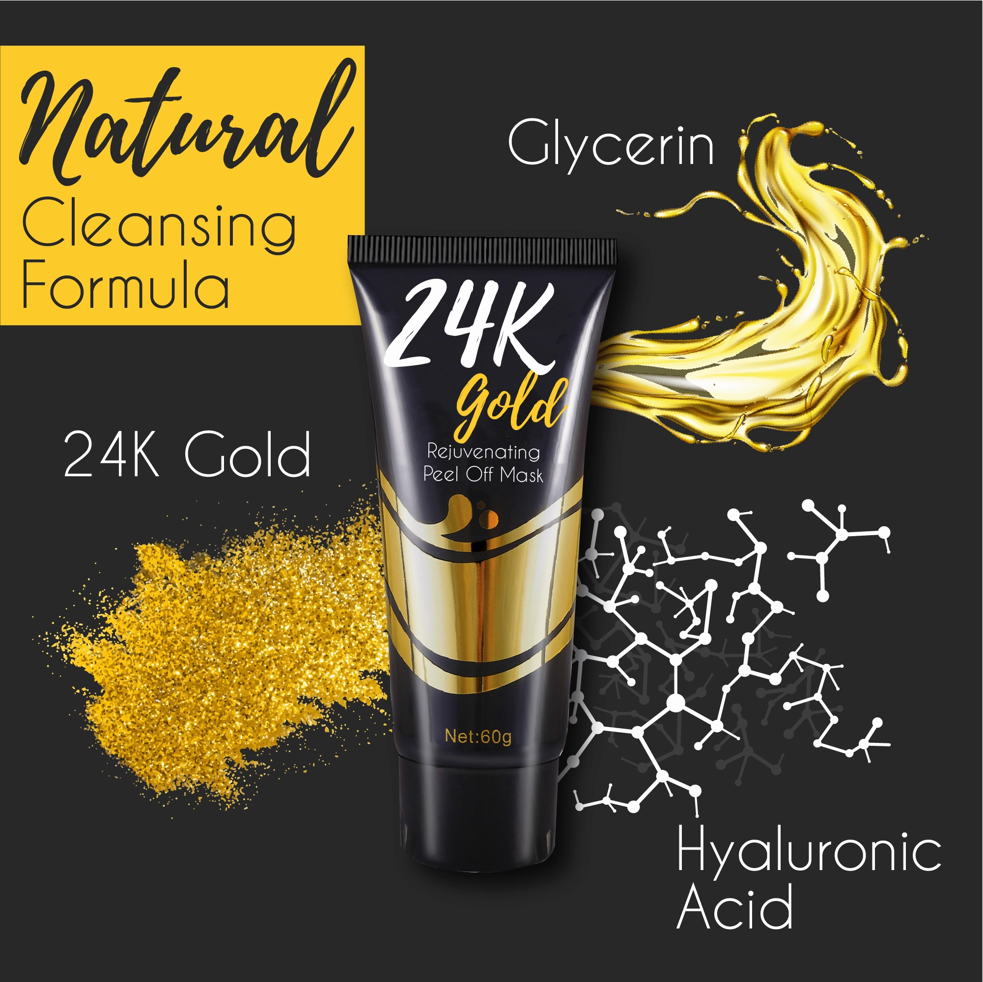 24K Gold Rejuvenating Peel Off Mask
