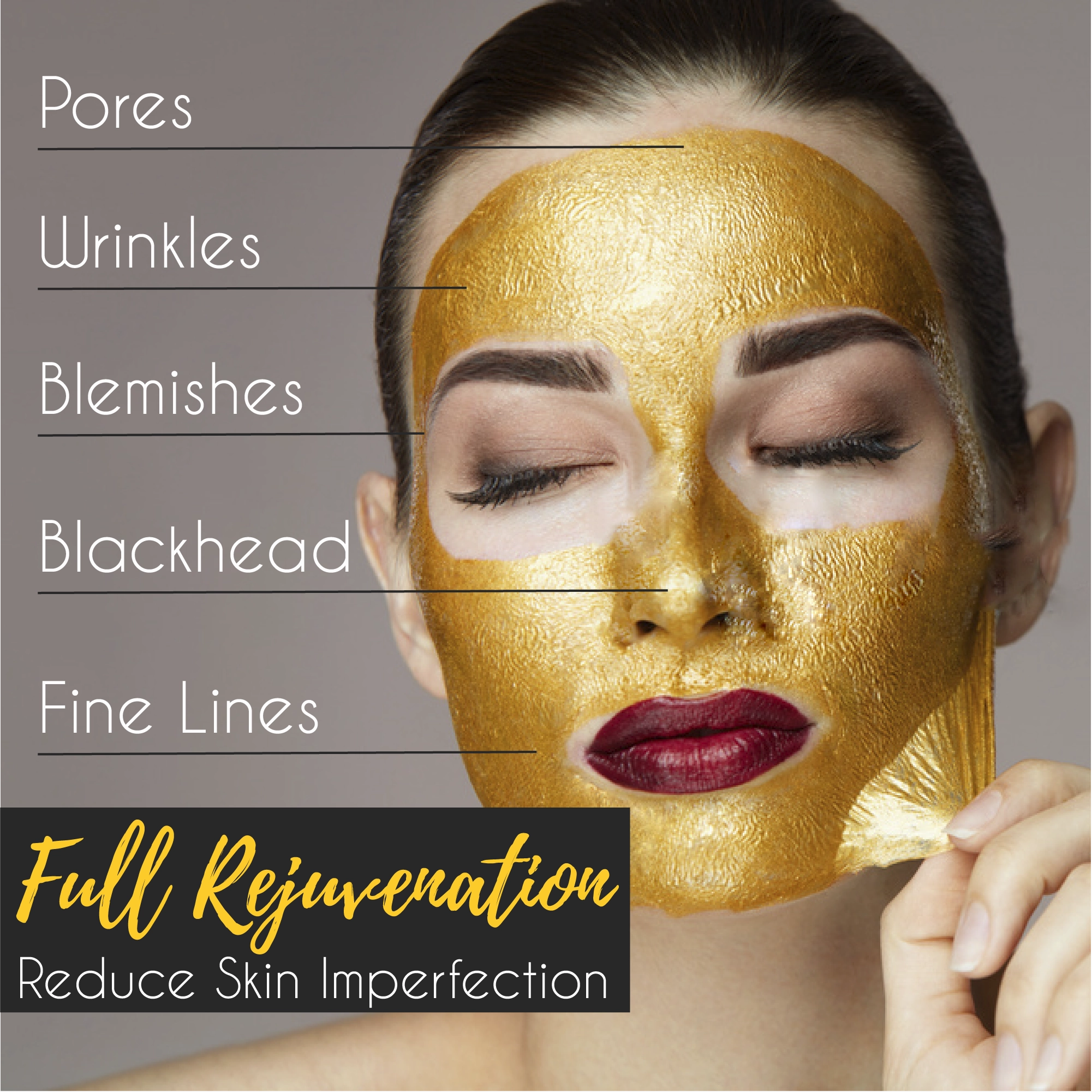 24K Gold Rejuvenating Peel Off Mask