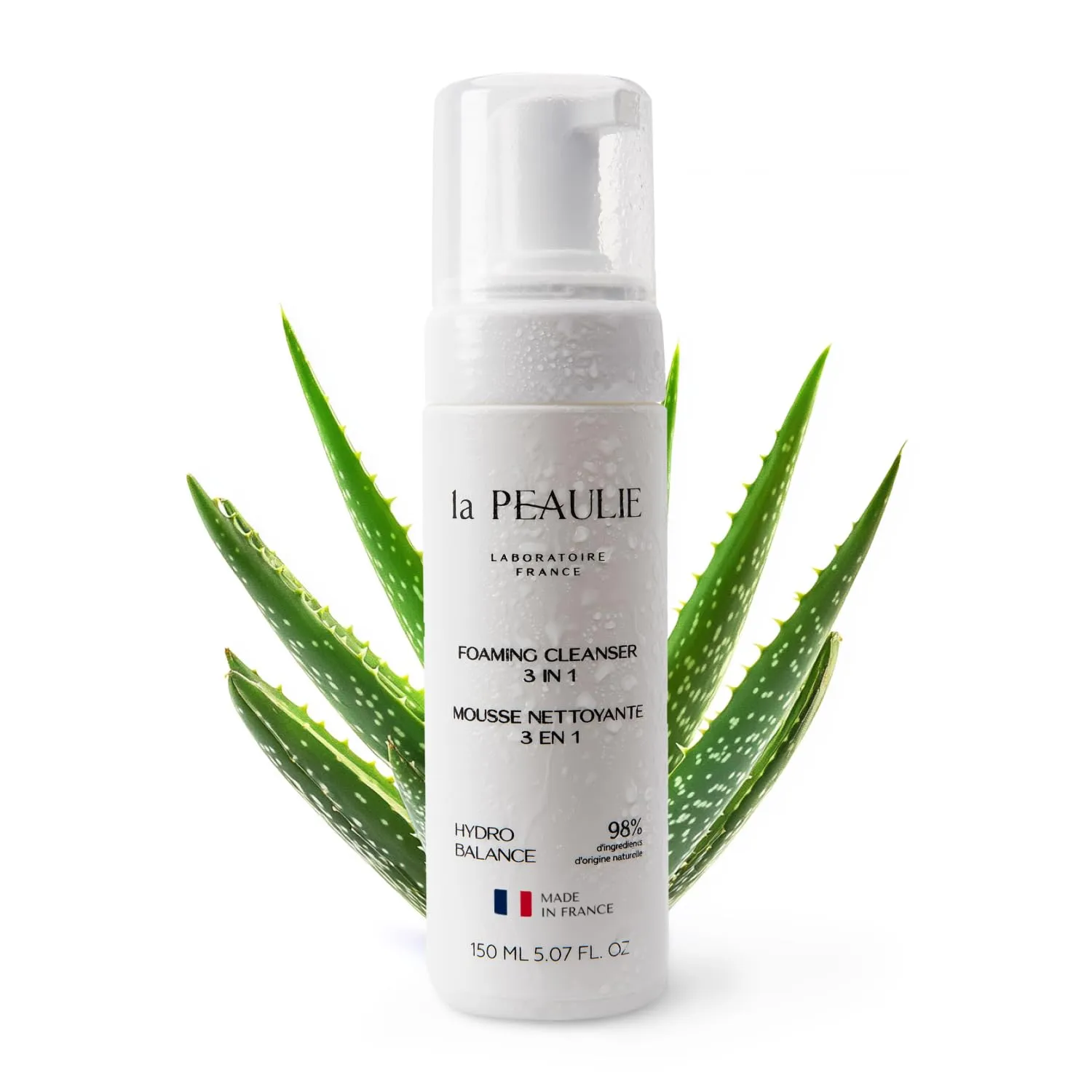 3-in-1 Foaming Cleanser | Clean, Exfoliate & Hydrate | Aloe Vera | All Skin Types | 150ml