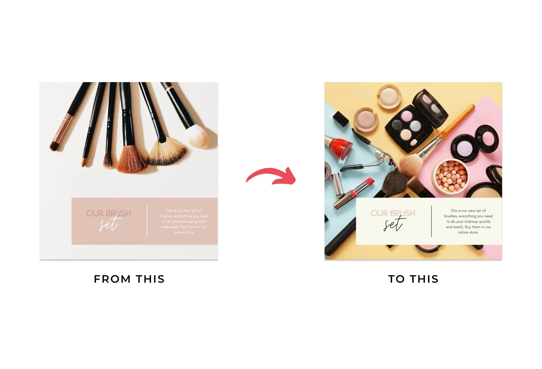 30 Makeup Instagram Post Canva Templates
