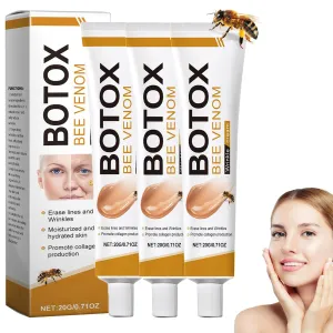 3Pcs Botox Bee Venom Cream Wrinkle Removal & Firming,Moisturizing,Lifting & Recovery for All Skin Type,Anti-Aging Bee Venom Cream,Face Cream Moisturiser