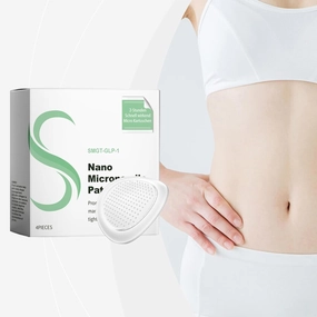 4 Pieces Micro-Needle Plaster, ProRenew HA  Microneedle System, SkinLuxe Rejuvenating Hydrogel Face Plasters (1 Pack)