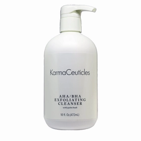 AHA BHA Exfoliating Cleanser 16Oz Exfoliating Cleanser Improves Circulation In The Skin For A Radiant And Healthy Glow