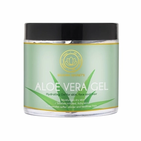 Aloe Vera Gel for Face, Skin, Hair, Pure Aloe Vera with Vitamin E, Hydrating Gel - 100 ml
