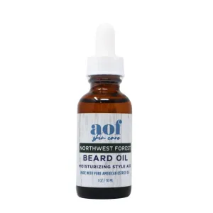 American Ostrich Farms Beard Oil& Conditioning Style Aid, Northwest Forest