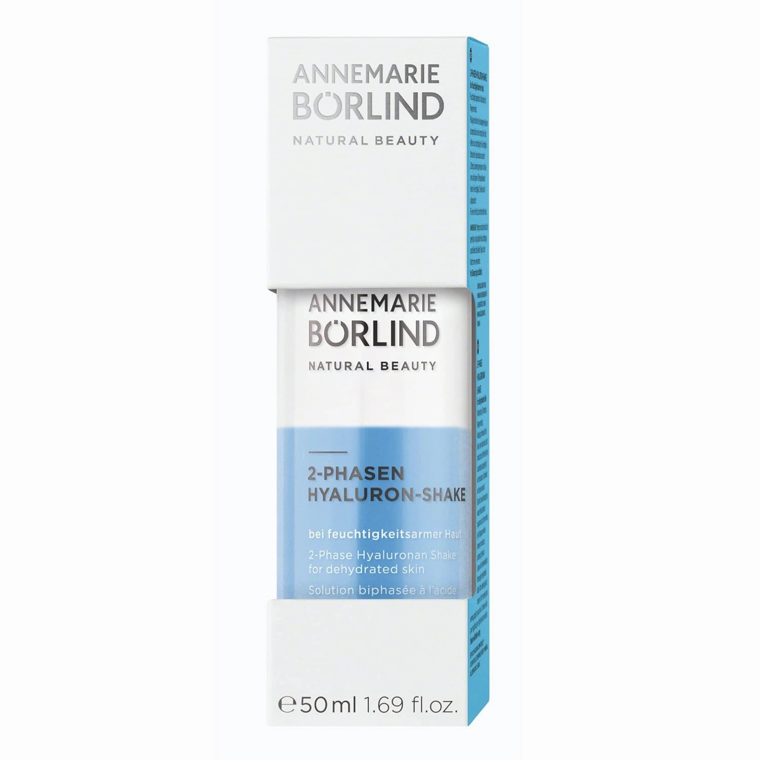 ANNEMARIE BÖRLIND - 2 Phase Hyaluronan Shake - Hyaluronic Acid   Aloe Vera   Black Forest Rose Stem Cells For Intense Hydration - Moisturizing, Plumping, Nourishing - 1.69 Fl. Oz.