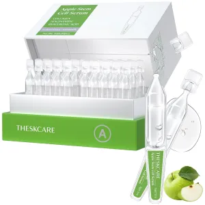 Anti Aging Apple Stem Cell Serum Ampoule for Face with Collagen,Hyaluronic Acid & Niacinamide,Rejuvenating Facial Serum for Fine Lines & Wrinkles,Plumping& Hydrating,30 Ampoules
