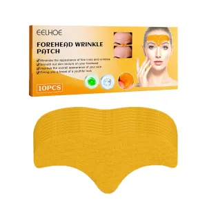 Anti-Wrinkle Nasolabial Folds Patches - 10 Pcs with Jojoba & Mineral Oil - Smile Line Reduction, Reusable Face Smoothing Treatment for Fine Lines & Wrinkles