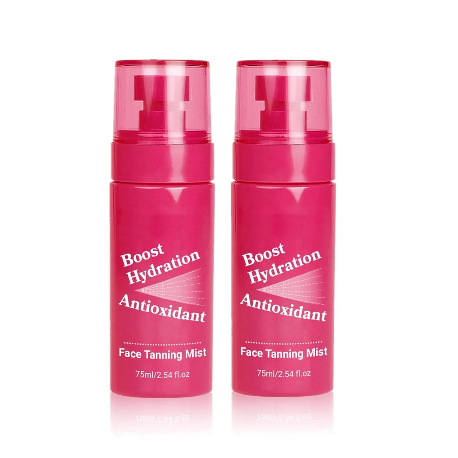 Antioxidant Face Tanning Mist | Sunless Self Tanner with Hyaluronic Acid & Aloe Vera, Streak-Free Natural Glow, Vegan & Cruelty-Free Quick-Dry Formula for Face & Body (2pc)