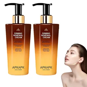APKAPK Firming & Renewal Cream, Advanced Renewal Firming Moisturizing Cream, APKAPK Skin Firming Cream, Deep Hydration, Skin Firming Rejuvenation, Restore Skin Elasticity for All Skin Types (2 Bottle)