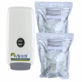 Aterra® General Purpose Liquid Hand Soap 2-Pack 1000 ml Pouches with a Bonus Soap Dispenser