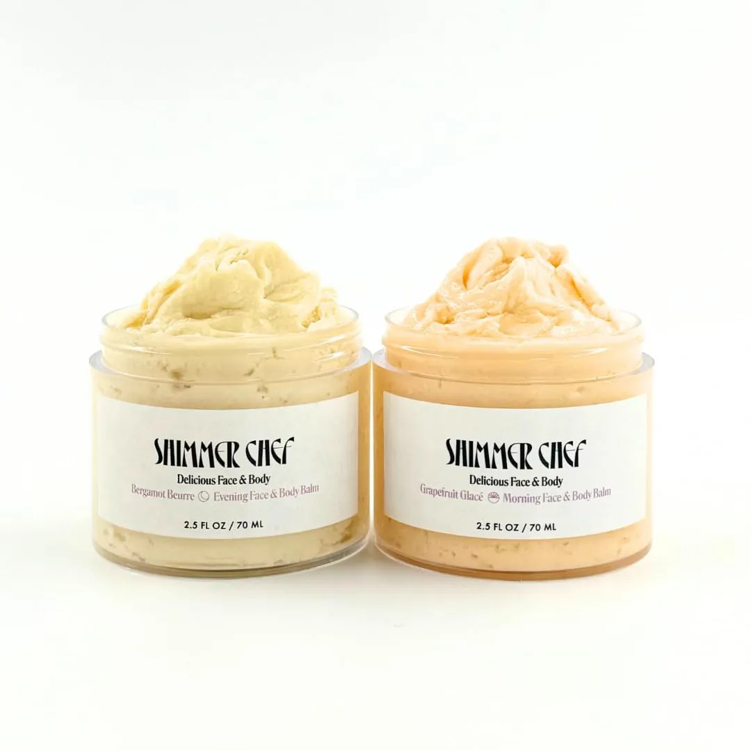 Balm Set – Grapefruit Glacé & Bergamot Beurre (2.5 oz x 2)