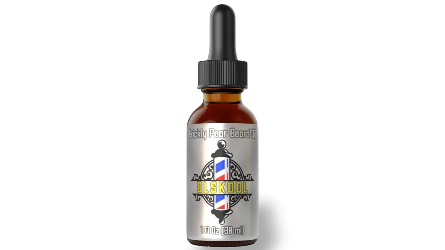 Beard & Face Oil – With 100% Real Cold-Pressed Prickly Pear Seed Oil with Jojoba, Argan, Sweet Almond, Grapeseed, Castor, and MCT for Men’s Beard & Skin Conditioning – Citrus Vanilla –1oz