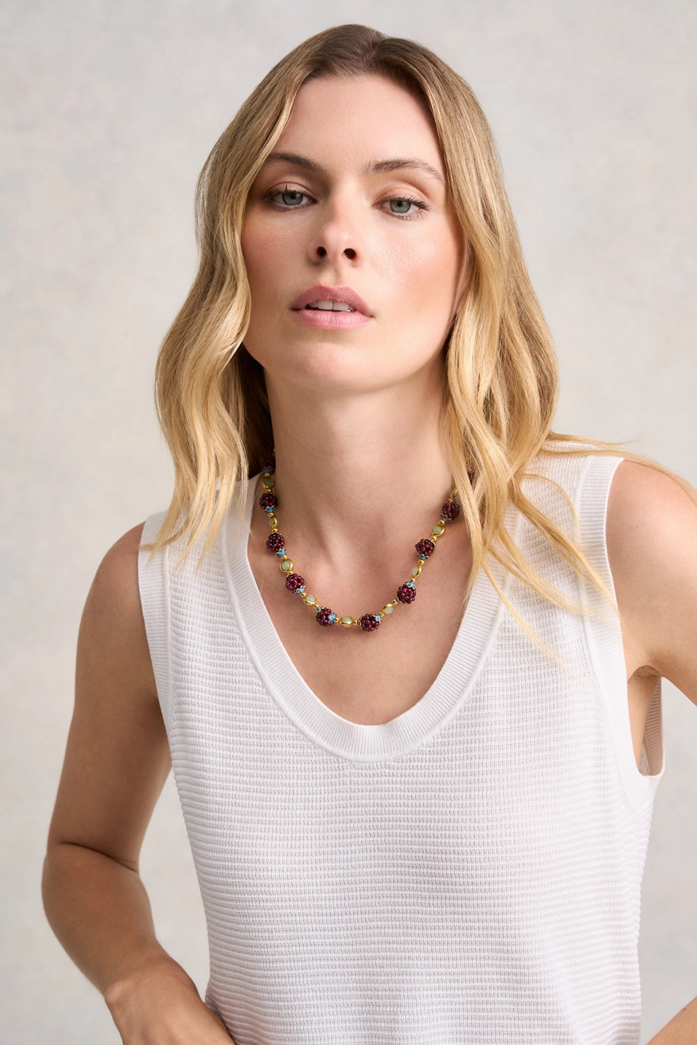 Beatriz Beaded Necklace - Multi
