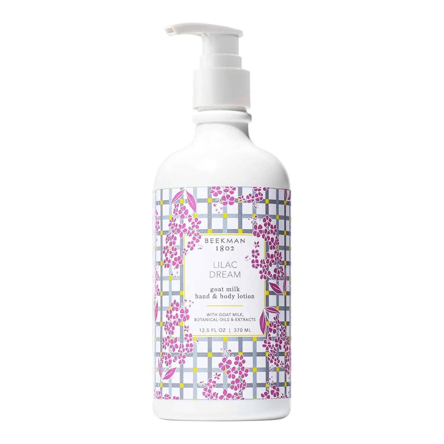 Beekman 1802 Goat Milk Body Lotion, Lilac Dream - Scented - 12.5 oz - Hydrating & Deeply Moisturizing - With Shea Butter & Jojoba Seed Oil - Good for Sensitive Skin - Cruelty Free
