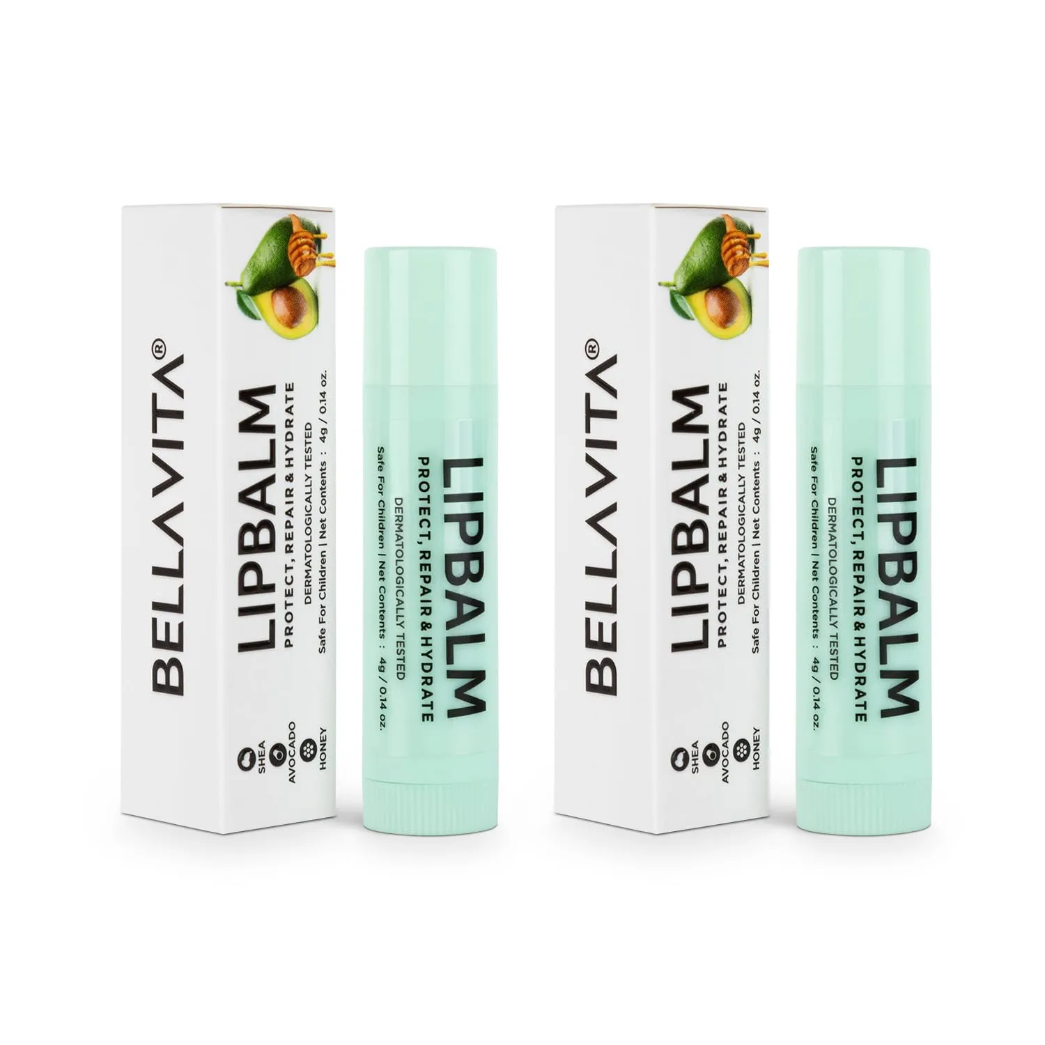 Bella Vita Organic Lip Balm NicoBalm 2 Pack For Women,Men,Boys & Girls To Hydrate Dry, Chapped, Damaged Lips & Get Baby Lips | Pre Smoke Balm | Pre Lipstick Balm, 7 gm Each