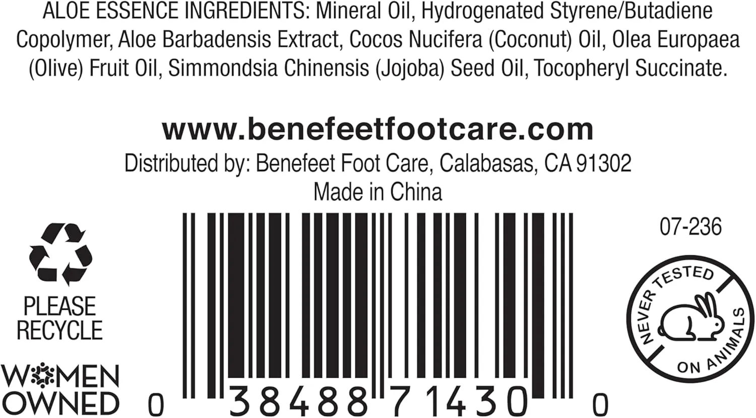 Benefeet Toeless Aloe Moisturizing Heel Socks 2 Pack - Effective Overnight Foot Rejuvenation, Targeted Hydration to Soften Dry Skin, Infused w/Coconut Oil, Aloe   Jojoba Seed Oil, 1 Pair (2 Pack)