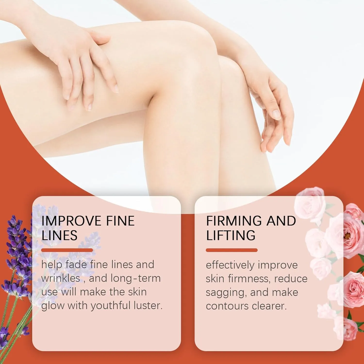 Body Firming Oil, Magic Body Oil Skin Tightening for Arms, Chest, and Thighs, with Vitamin E, Rosehip, and Almond OiI -100ml (2pcs, one size)