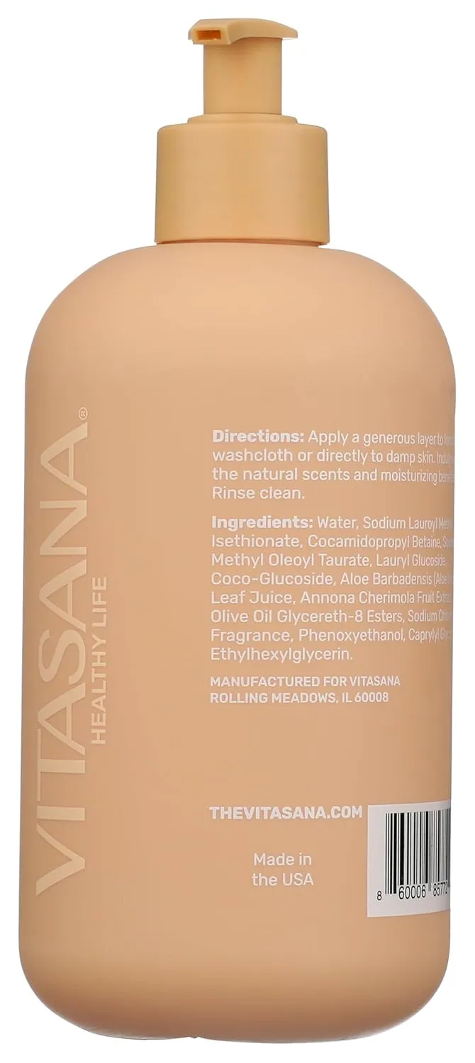 Body Wash, EWG Verified, Plant Derived, Hypoallergenic. Paraben, Sulfate, Petroleum & Cruelty-Free, Mandarin Orange, 16oz