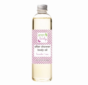 Body Oil Moisturizer After Shower Premium Certified Organic Moisture For Dry Skin Vitamin E Moisturizing Oils, 8 Fl Oz, Lavender Rose