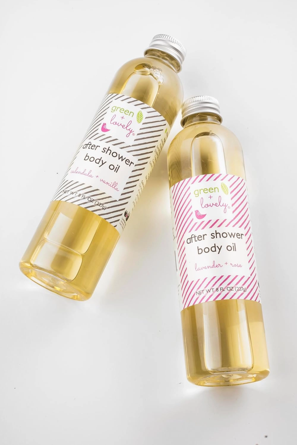 Body Oil Moisturizer After Shower Premium Certified Organic Moisture For Dry Skin Vitamin E Moisturizing Oils, 8 Fl Oz, Lavender Rose