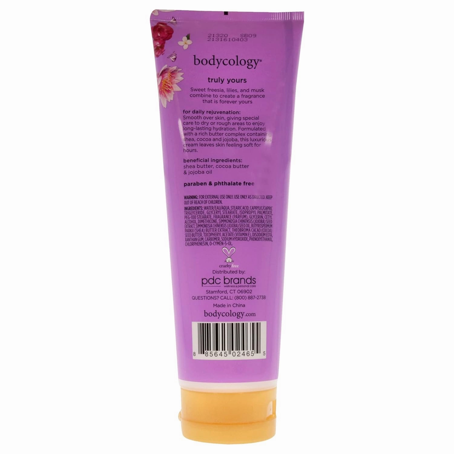 Bodycology Truly Yours Moisturizing Body Cream for Women, 8 Ounce (455004103)