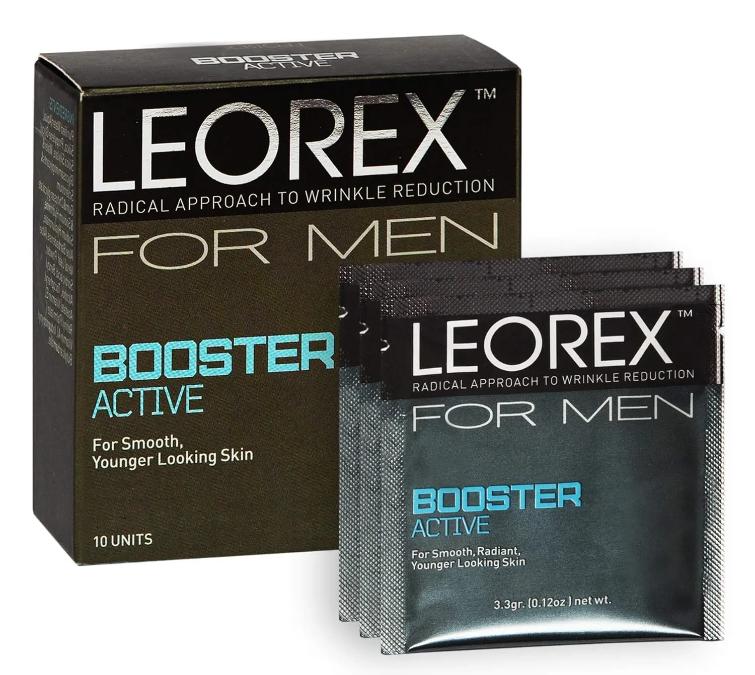 Booster Active For Men Anti-Wrinkle Tightening Lift Firm Cream - Ultra Cream Repair Facial Mask, Age Eraser Firming Creams, Rejuvenating Anti-Aging Creams 10 Treatments 33 Grams