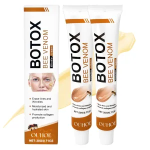 Botox Bee Venom Cream 2PCS - Wrinkle Removal And Firming, Moisturizing, Lifting And Recovery - All Skin Types - Anti-Aging Bee Venom Cream