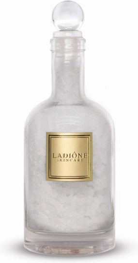 Bourbon Vanilla Bath Salt 14 oz (USDA Organic   Natural Ingredients) - LADIONE SKINCARE