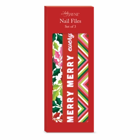 Bright Holly Nail File Set