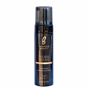 Bronzed Beauty Self Tanning Mousse, MEDIUM - 6.76 Fl oz - Infused with Vitamin E and Aloe Vera