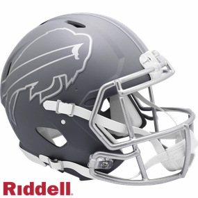 Buffalo Bills Helmet Riddell Authentic Full Size Speed Style Slate Alternate - Riddell
