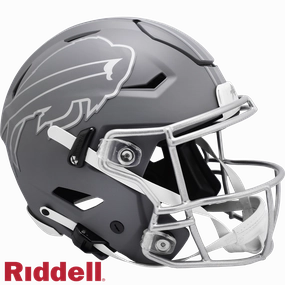 Buffalo Bills Helmet Riddell Authentic Full Size SpeedFlex Style Slate Alternate - Riddell