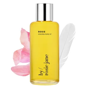 By Rosie Jane Everyday Body Oil (Rosie Fragrance) - Nude Musk & Sweet Rose Scented Body Care with Sunflower, Olive & Rosehip Seed Oil to Hydrate and Nourish Dry Skin (5 fl oz)