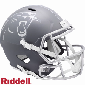 Carolina Panthers Helmet Riddell Replica Full Size Speed Style Slate Alternate - Riddell