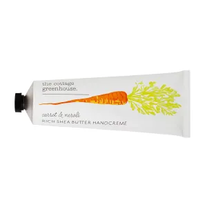 Carrot & Neroli Handcreme, 4 oz. – Hand Lotion for Women, Hand Cream for Dry Cracked Hands, Moisturizing Hand Cream, Shea Butter Lotion, Paraben Free & Vegan