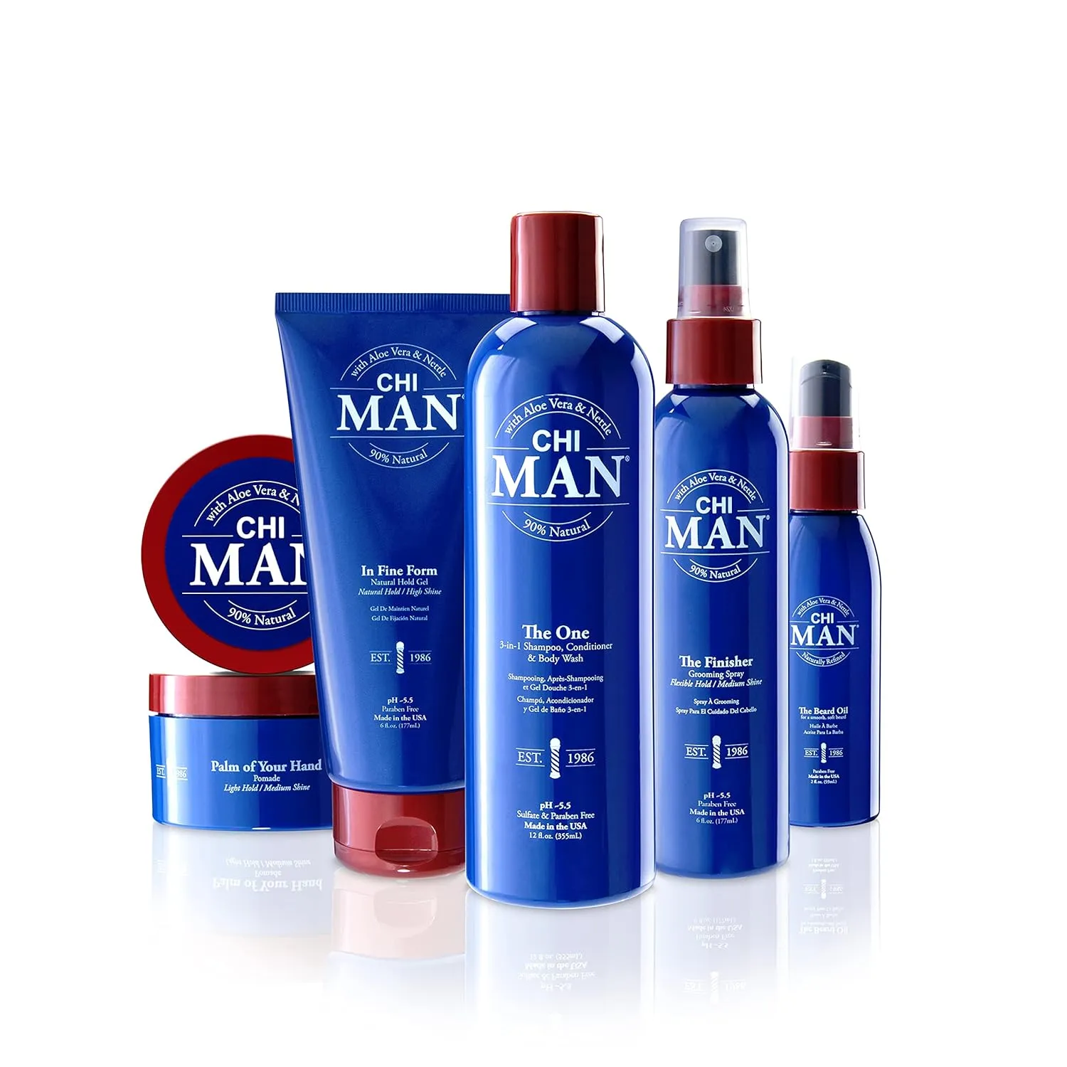 CHI Man Beard Oil, Moisturizes & Softens Beard, Formulated With Vitamin A & E, Oud Fragrance, Cruelty & Paraben-Free, 2 Oz