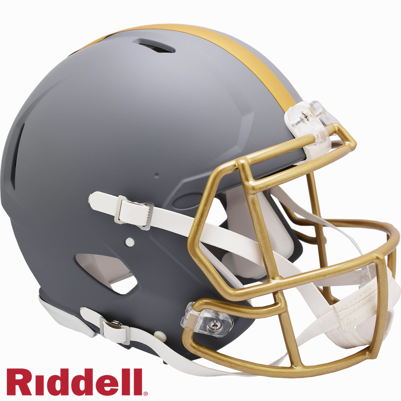 Cleveland Browns Helmet Riddell Authentic Full Size Speed Style Slate Alternate - Riddell