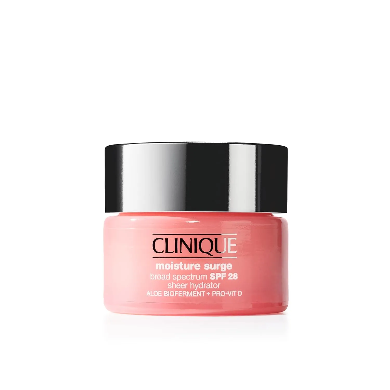 Clinique Moisture Surge Broad Spectrum SPF 28 Sheer Hydrator Face Moisturizer With Hyaluronic Acid, Aloe Bioferment   Provitamin D | Hydrating   Protecting