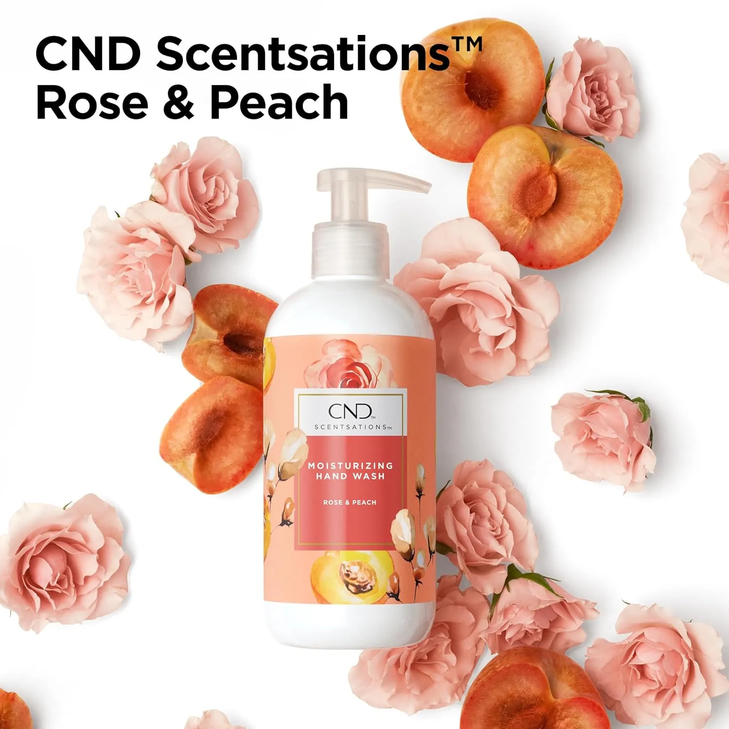 CND Scentsations Liquid Hand Wash, Vegan Moisturizing Deep Cleanser, Formulated with Glycerin & Jojoba Oil, pH Balanced Skin Protection, 13.2 fl. oz