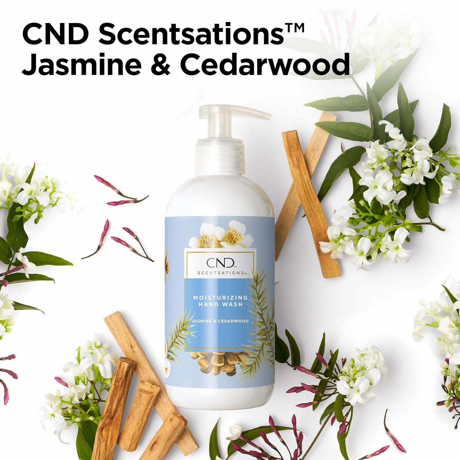 CND Scentsations Liquid Hand Wash, Vegan Moisturizing Deep Cleanser, Formulated with Glycerin & Jojoba Oil, pH Balanced Skin Protection, 13.2 fl. oz