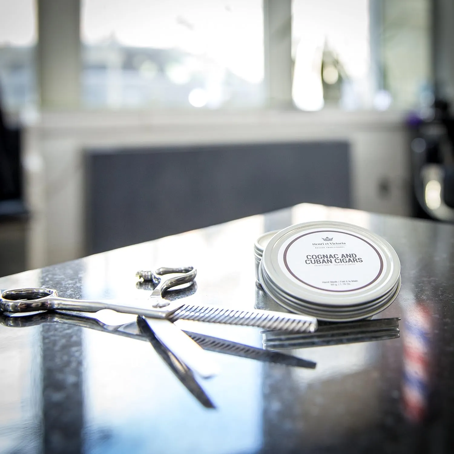 Cognac and Cuban Cigars Beard Balm Moisturizing, Non Greasy, Simple and Effective Ingredients | Hand made | 50g