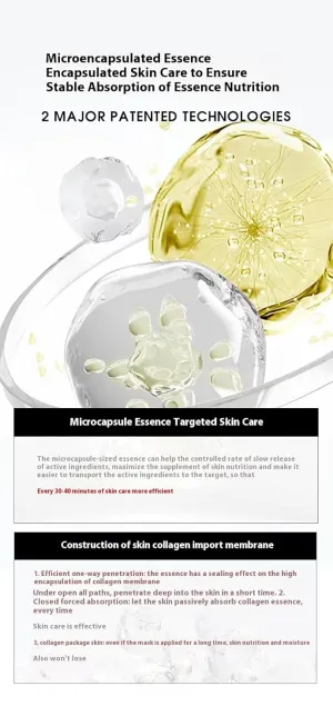 Collagen Protein Light Sensing Face Mask, 2.29 oz, Tightens Skin Contours, Improves Elasticity