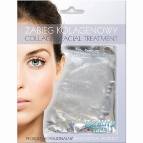 Collagen Facial Treatment rejuvenating brightening collagen treatment with diamonds and silver particles