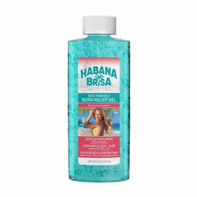 Cooling Aloe Vera Gel with Lidocaine for Sunburn Relief - Reef Safe, Moisturizing After Sun Care for Sensitive Skin