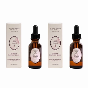 Cosmette Rose Garden Face Oil, Natural Skin Care 1 FL Oz (Pack of 2)