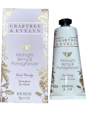 Crabtree & Evelyn Midnight Berry & Pomegranate Hand Therapy 3.5 oz