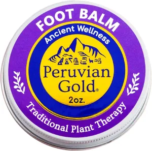 Cracked Foot Balm Natural Foot Relief | Moisturizes, Soothes & Restores Dry, Sore Feet | 2oz | Fair Trade, Sustainably Sourced Ingredients